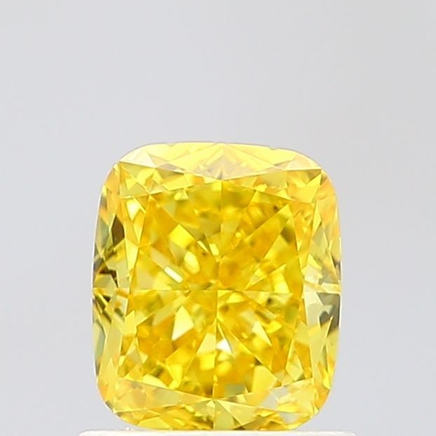 Loose Diamond - CUSHION MODIFIED 1.11ct Fancy Vivid Yellow VS1: Loose Diamond - CUSHION MODIFIED 1.11ct Fancy Vivid Yellow VS1 Source: This is a real non-mined Diamond that has been grown in a lab Shape: CUSHION MODIFIED Carats: 1.11 Color: Fancy Vivid Yellow Cert