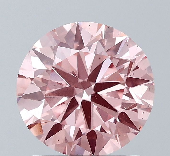 Loose Diamond - ROUND 1.41ct Fancy Intense Pink VVS2: Loose Diamond - ROUND 1.41ct Fancy Intense Pink VVS2 Source: This is a real non-mined Diamond that has been grown in a lab Shape: ROUND Carats: 1.41 Color: Fancy Intense Pink Certification: NONE Video