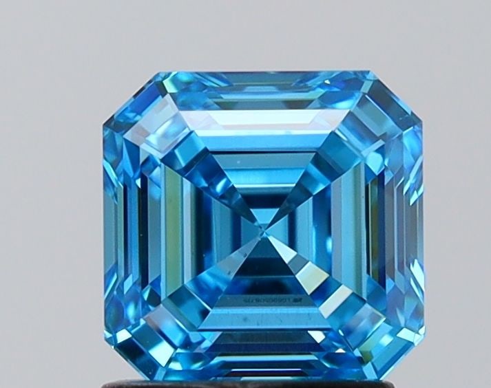 Loose Diamond - SQUARE EMERALD 1.54ct Fancy Vivid Blue VS1: Loose Diamond - SQUARE EMERALD 1.54ct Fancy Vivid Blue VS1 Source: This is a real non-mined Diamond that has been grown in a lab Shape: SQUARE EMERALD Carats: 1.54 Color: Fancy Vivid Blue Certificatio