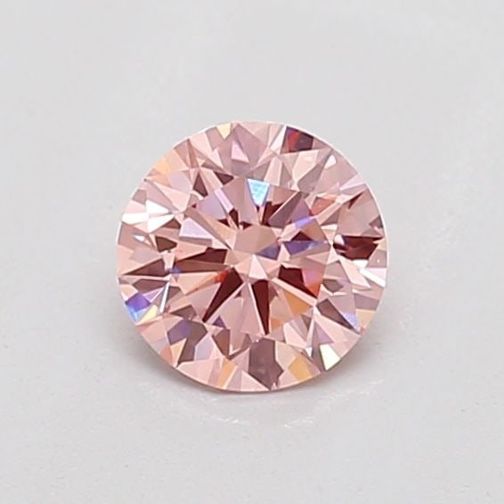 Loose Diamond - ROUND 0.47ct Fancy Vivid Pink SI1: Loose Diamond - ROUND 0.47ct Fancy Vivid Pink SI1 Source: This is a real non-mined Diamond that has been grown in a lab Shape: ROUND Carats: 0.47 Color: Fancy Vivid Pink Certification: NONE PLEASE NOT