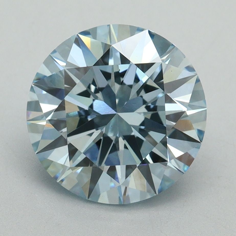 Loose Diamond - ROUND 3.02ct Fancy Intense Blue VS1: Loose Diamond - ROUND 3.02ct Fancy Intense Blue VS1 Source: This is a real non-mined Diamond that has been grown in a lab Shape: ROUND Carats: 3.02 Color: Fancy Intense Blue Certification: IGI Video: