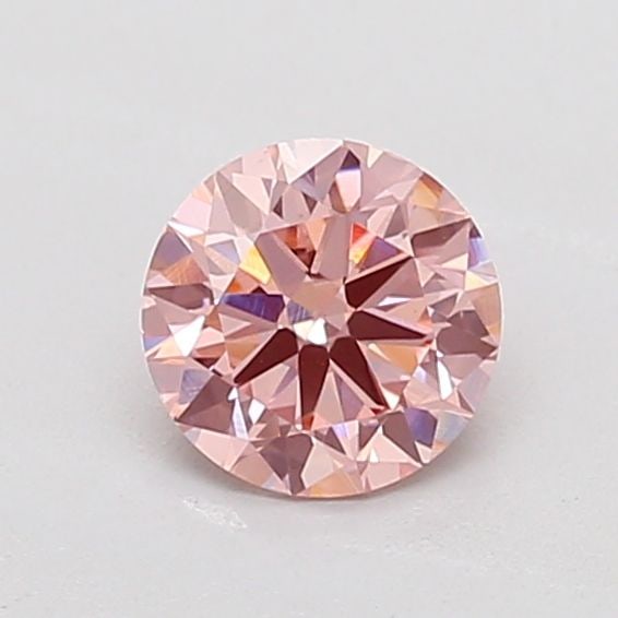 Loose Diamond - ROUND 0.62ct Fancy Vivid Pink VS2 (1 of 1)