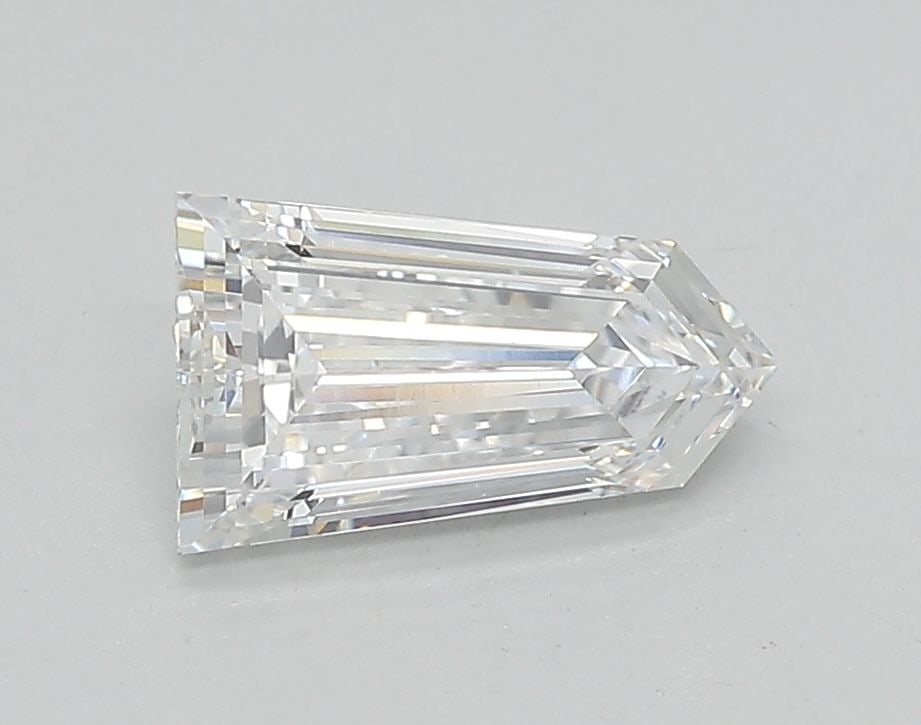 Loose Diamond - BULLET 0.83ct E VVS2: Loose Diamond - BULLET 0.83ct E VVS2 Source: This is a real non-mined Diamond that has been grown in a lab Shape: BULLET Carats: 0.83 Color: E Clarity: VVS2 Certification: IGI Video:
