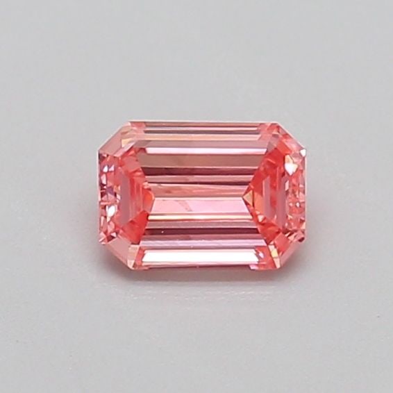 Loose Diamond - EMERALD 0.32ct Fancy Vivid Pink SI1 (1 of 1)