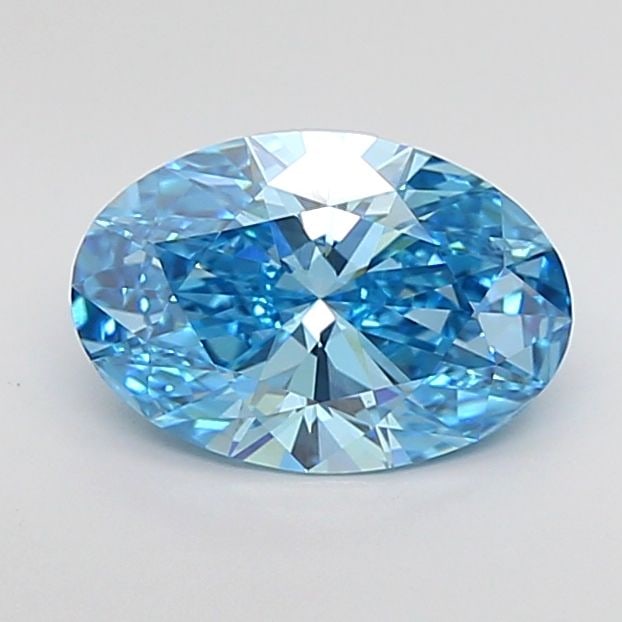 Loose Diamond - OVAL 2.07ct Fancy Vivid Blue VS1: Loose Diamond - OVAL 2.07ct Fancy Vivid Blue VS1 Source: This is a real non-mined Diamond that has been grown in a lab Shape: OVAL Carats: 2.07 Color: Fancy Vivid Blue Certification: IGI Video: