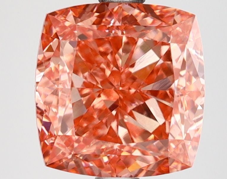 Loose Diamond - CUSHION MODIFIED 3.26ct Fancy Vivid Pink VVS2: Loose Diamond - CUSHION MODIFIED 3.26ct Fancy Vivid Pink VVS2 Source: This is a real non-mined Diamond that has been grown in a lab Shape: CUSHION MODIFIED Carats: 3.26 Color: Fancy Vivid Pink Certifi
