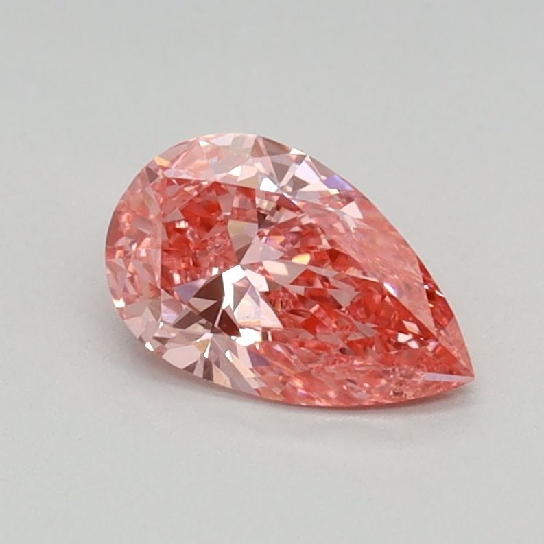 Loose Diamond - PEAR 0.45ct Fancy Vivid Pink VS1: Loose Diamond - PEAR 0.45ct Fancy Vivid Pink VS1 Source: This is a real non-mined Diamond that has been grown in a lab Shape: PEAR Carats: 0.45 Color: Fancy Vivid Pink Certification: IGI Video: