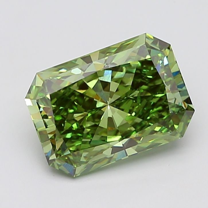 Loose Diamond - RADIANT 5.09ct Fancy Vivid Green VVS2 (1 of 1)