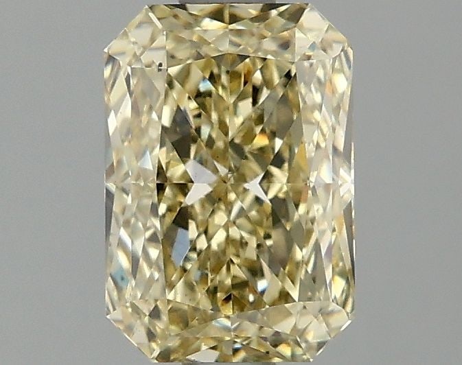 Loose Diamond - RADIANT 1.52ct Fancy Intense Yellow VS2: Loose Diamond - RADIANT 1.52ct Fancy Intense Yellow VS2 Source: This is a real non-mined Diamond that has been grown in a lab Shape: RADIANT Carats: 1.52 Color: Fancy Intense Yellow Certification: IGI