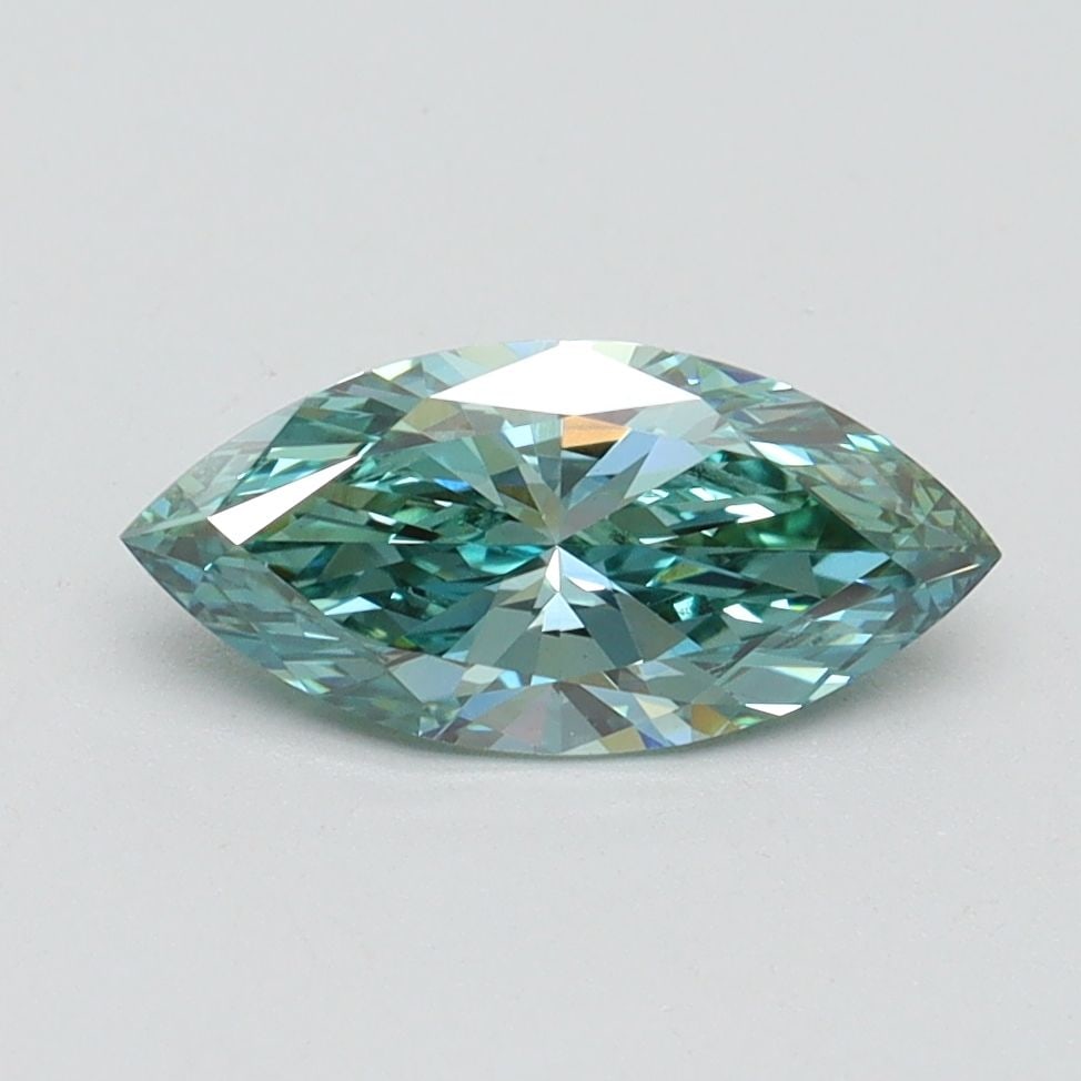 Loose Diamond - MARQUISE 1.0ct Fancy Vivid Green VS1: Loose Diamond - MARQUISE 1.0ct Fancy Vivid Green VS1 Source: This is a real non-mined Diamond that has been grown in a lab Shape: MARQUISE Carats: 1.0 Color: Fancy Vivid Green Certification: IGI Video