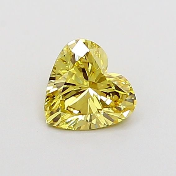 Loose Diamond - HEART 0.44ct Fancy Intense Yellow VS1: Loose Diamond - HEART 0.44ct Fancy Intense Yellow VS1 Source: This is a real non-mined Diamond that has been grown in a lab Shape: HEART Carats: 0.44 Color: Fancy Intense Yellow Certification: IGI Vid