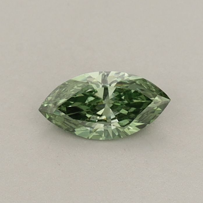 Loose Diamond - MARQUISE 0.24ct Fancy Vivid Green VS1: Loose Diamond - MARQUISE 0.24ct Fancy Vivid Green VS1 Source: This is a real non-mined Diamond that has been grown in a lab Shape: MARQUISE Carats: 0.24 Color: Fancy Vivid Green Certification: IGI Vid