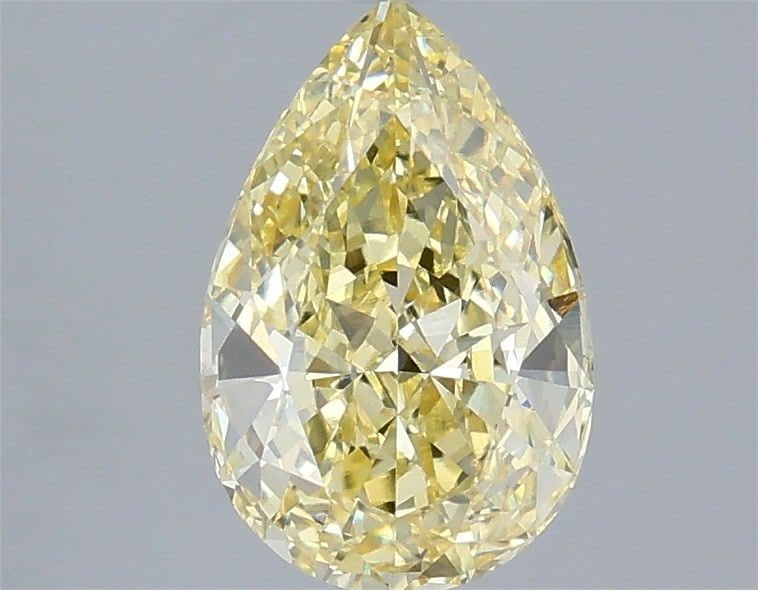Loose Diamond - PEAR 2.1ct Fancy Intense Yellow VS1: Loose Diamond - PEAR 2.1ct Fancy Intense Yellow VS1 Source: This is a real non-mined Diamond that has been grown in a lab Shape: PEAR Carats: 2.1 Color: Fancy Intense Yellow Certification: IGI Video: