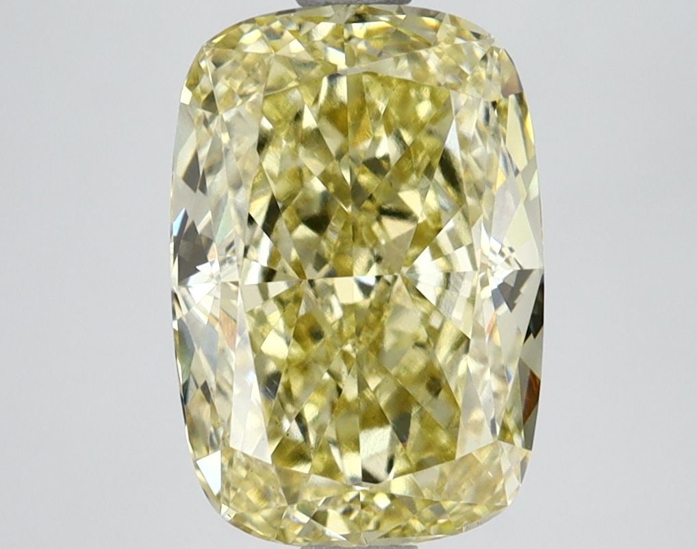 Loose Diamond - CUSHION MODIFIED 3.53ct Fancy Intense Yellow VS1: Loose Diamond - CUSHION MODIFIED 3.53ct Fancy Intense Yellow VS1 Source: This is a real non-mined Diamond that has been grown in a lab Shape: CUSHION MODIFIED Carats: 3.53 Color: Fancy Intense Yellow