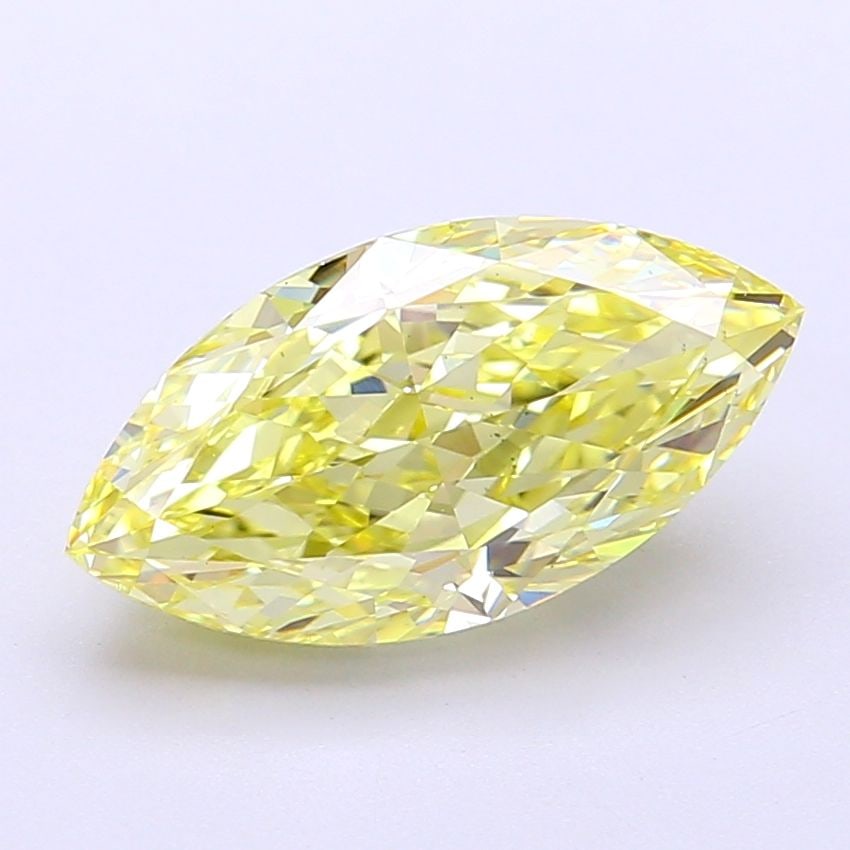 Loose Diamond - MARQUISE 3.01ct Fancy Intense Yellow VS2: Loose Diamond - MARQUISE 3.01ct Fancy Intense Yellow VS2 Source: This is a real non-mined Diamond that has been grown in a lab Shape: MARQUISE Carats: 3.01 Color: Fancy Intense Yellow Certification: I