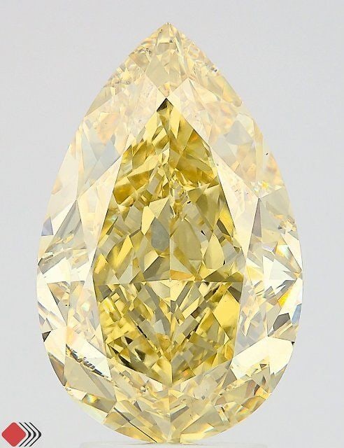 Loose Diamond - PEAR 5.04ct Fancy Vivid Yellow VS1: Loose Diamond - PEAR 5.04ct Fancy Vivid Yellow VS1 Source: This is a real non-mined Diamond that has been grown in a lab Shape: PEAR Carats: 5.04 Color: Fancy Vivid Yellow Certification: IGI Video: