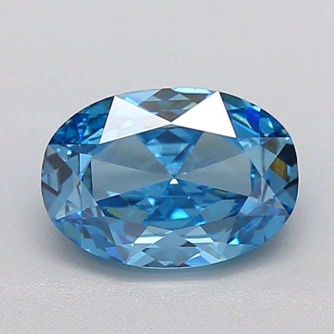 Loose Diamond - OVAL 1.11ct Fancy Vivid Blue VVS2: Loose Diamond - OVAL 1.11ct Fancy Vivid Blue VVS2 Source: This is a real non-mined Diamond that has been grown in a lab Shape: OVAL Carats: 1.11 Color: Fancy Vivid Blue Certification: NONE Video: