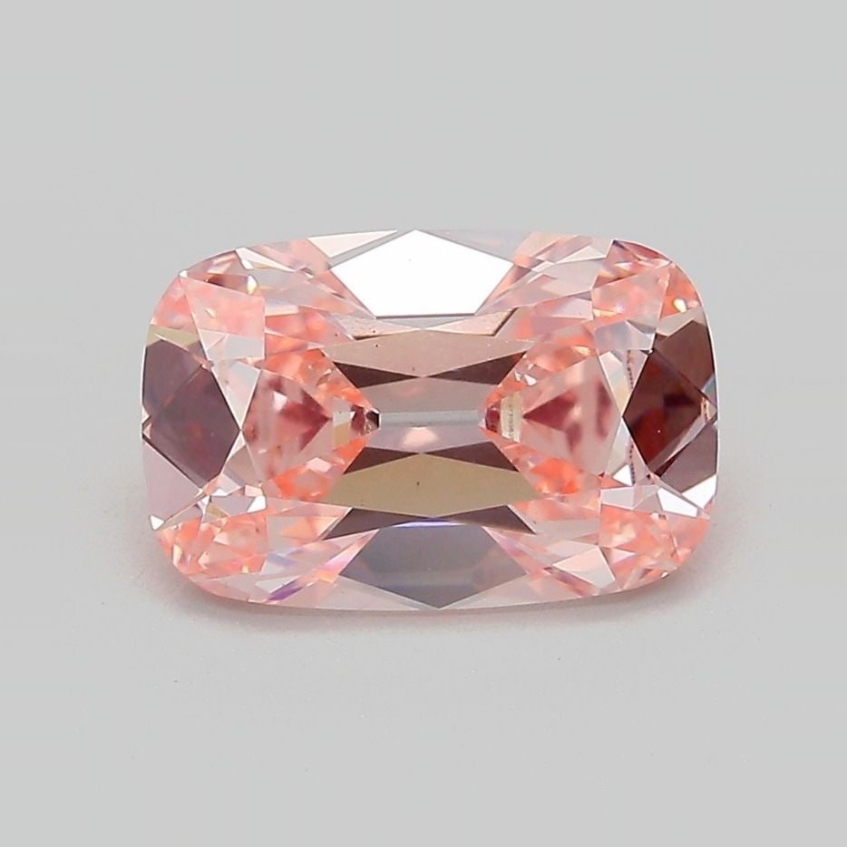 Loose Diamond - CUSHION BRILLIANT 2.69ct Fancy Intense Pink VS1 (1 of 1)