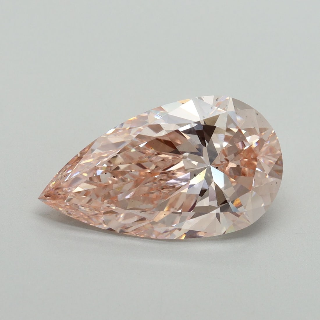 Loose Diamond - PEAR 5.05ct Fancy Intense Pink VS2: Loose Diamond - PEAR 5.05ct Fancy Intense Pink VS2 Source: This is a real non-mined Diamond that has been grown in a lab Shape: PEAR Carats: 5.05 Color: Fancy Intense Pink Certification: IGI Video: