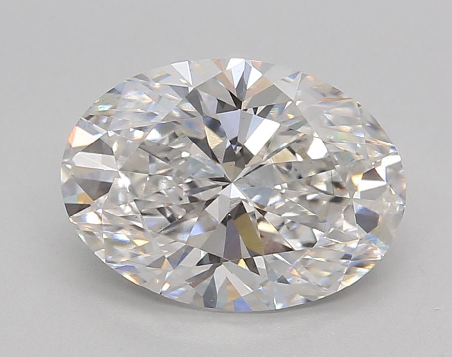 Loose Diamond - OVAL 2.56ct E VS1: Loose Diamond - OVAL 2.56ct E VS1 Source: This is a real non-mined Diamond that has been grown in a lab Shape: OVAL Carats: 2.56 Color: E Clarity: VS1 Certification: NONE Video: