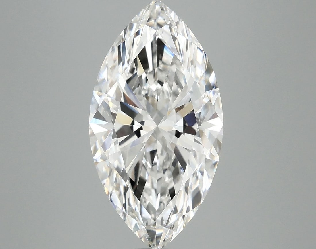 Loose Diamond - MARQUISE 4.07ct F VVS2: Loose Diamond - MARQUISE 4.07ct F VVS2 Source: This is a real non-mined Diamond that has been grown in a lab Shape: MARQUISE Carats: 4.07 Color: F Clarity: VVS2 Certification: IGI Video: