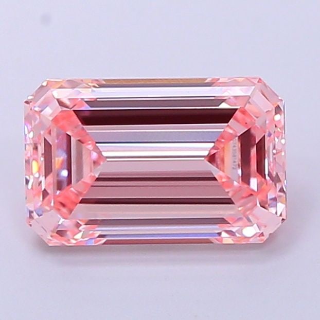 Loose Diamond - EMERALD 3.1ct Fancy Intense Pink VS1: Loose Diamond - EMERALD 3.1ct Fancy Intense Pink VS1 Source: This is a real non-mined Diamond that has been grown in a lab Shape: EMERALD Carats: 3.1 Color: Fancy Intense Pink Certification: IGI Video