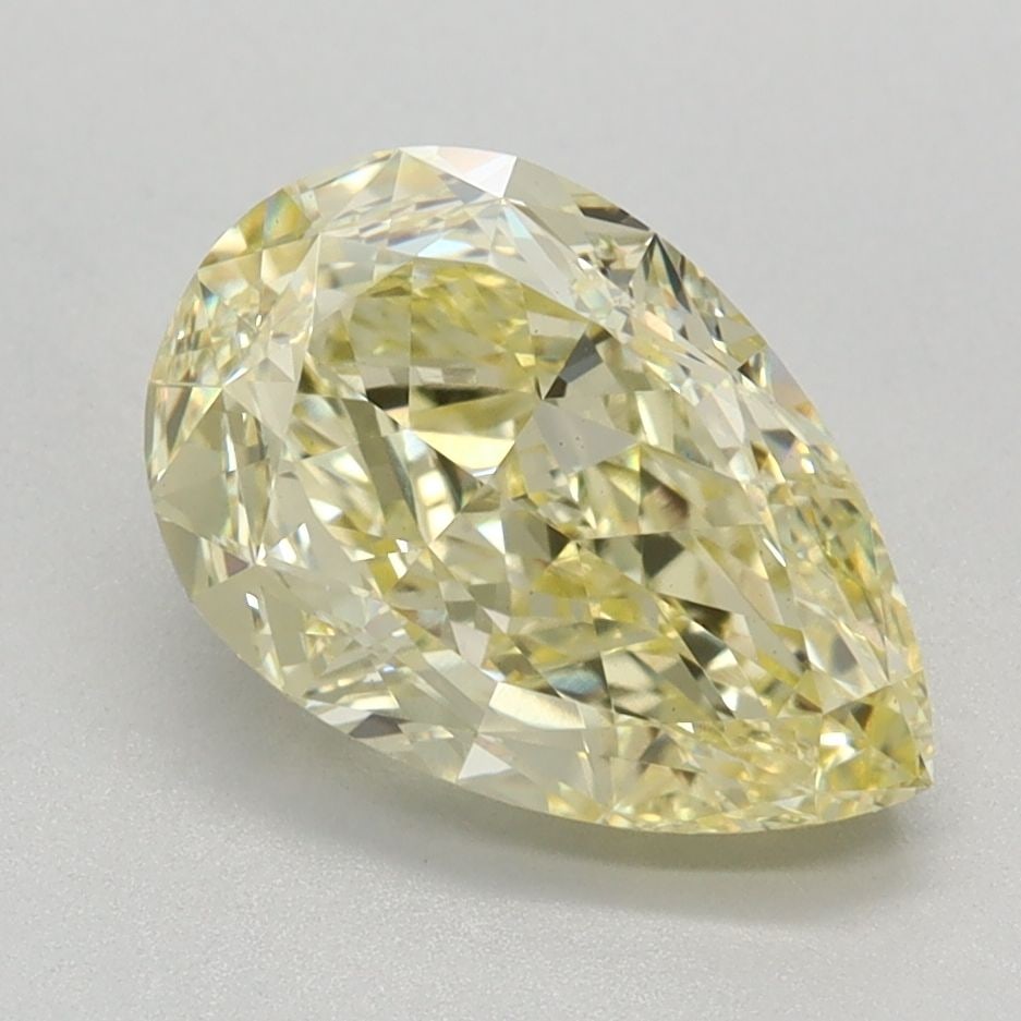 Loose Diamond - PEAR 2.01ct Fancy Intense Yellow VS1: Loose Diamond - PEAR 2.01ct Fancy Intense Yellow VS1 Source: This is a real non-mined Diamond that has been grown in a lab Shape: PEAR Carats: 2.01 Color: Fancy Intense Yellow Certification: IGI Video
