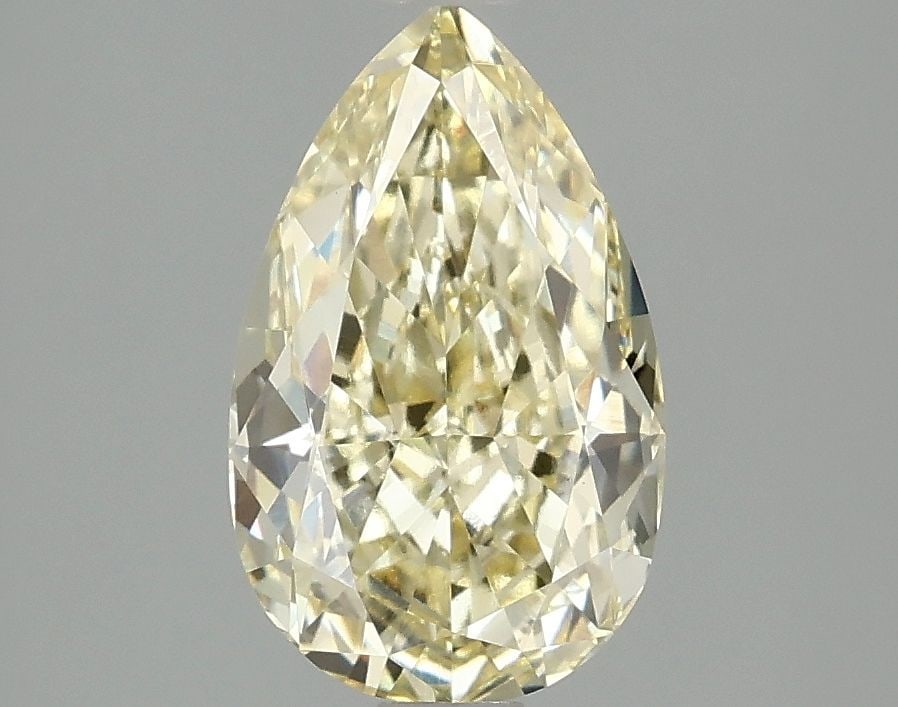 Loose Diamond - PEAR 2.09ct Fancy Intense Yellow VS1: Loose Diamond - PEAR 2.09ct Fancy Intense Yellow VS1 Source: This is a real non-mined Diamond that has been grown in a lab Shape: PEAR Carats: 2.09 Color: Fancy Intense Yellow Certification: IGI Video