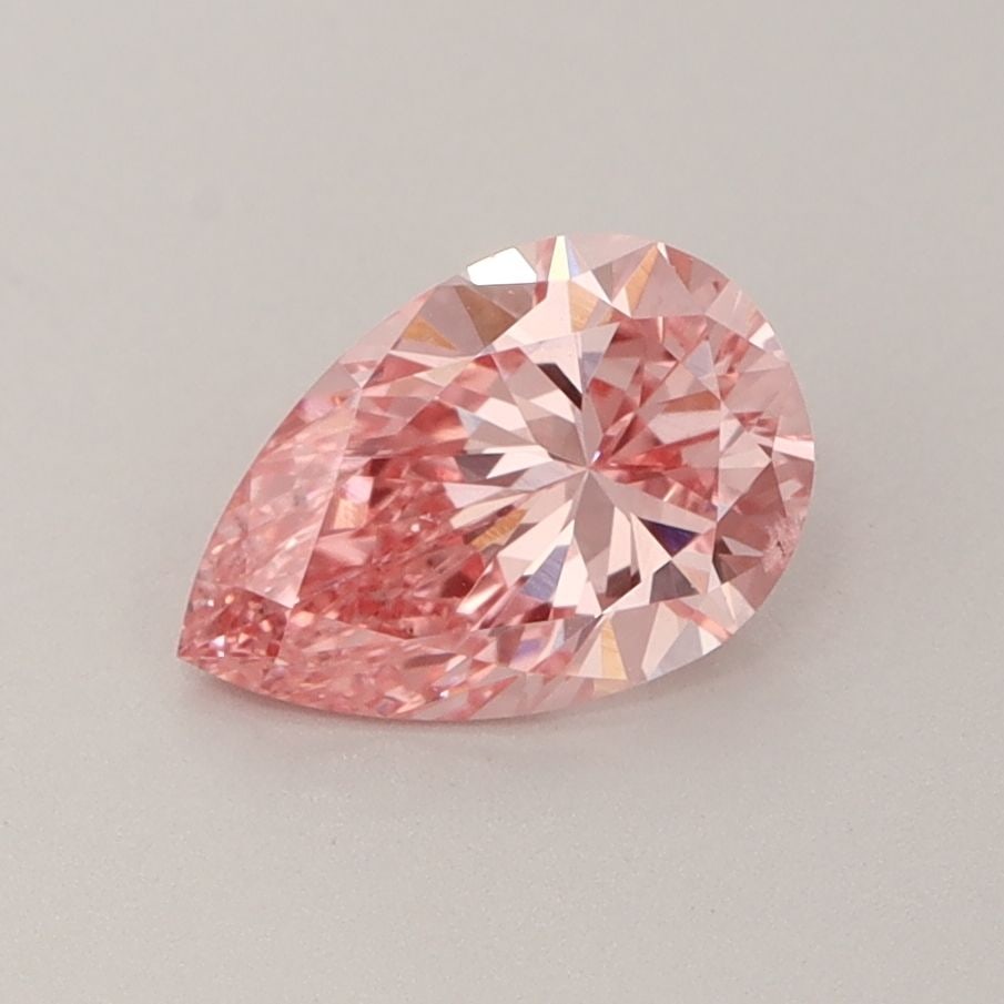 Loose Diamond - PEAR 1.03ct Fancy Vivid Pink VS2: Loose Diamond - PEAR 1.03ct Fancy Vivid Pink VS2 Source: This is a real non-mined Diamond that has been grown in a lab Shape: PEAR Carats: 1.03 Color: Fancy Vivid Pink Certification: IGI Video: