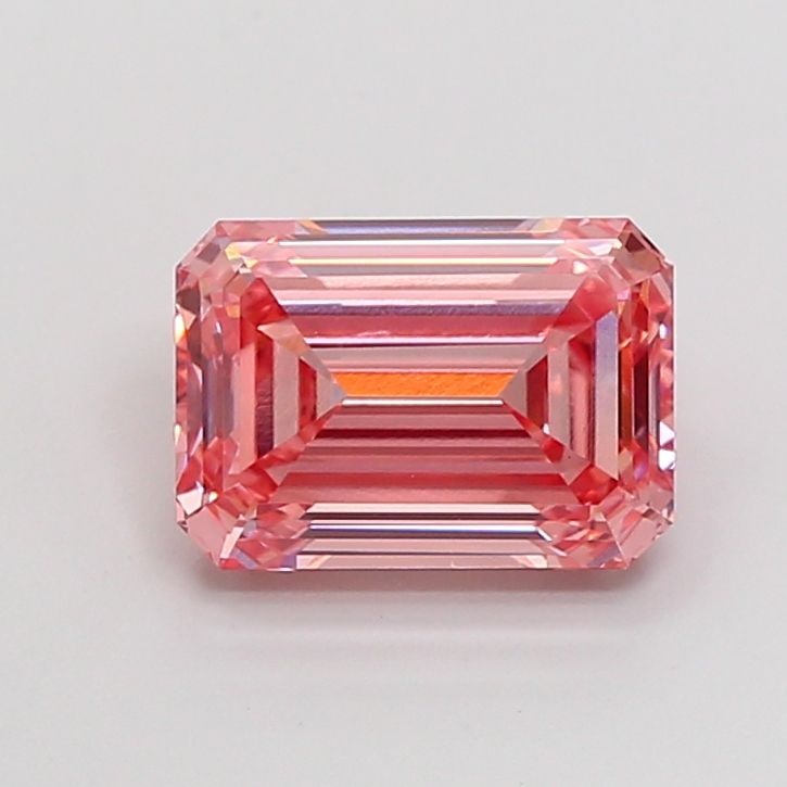 Loose Diamond - EMERALD 4.1ct Fancy Vivid Pink VVS2: Loose Diamond - EMERALD 4.1ct Fancy Vivid Pink VVS2 Source: This is a real non-mined Diamond that has been grown in a lab Shape: EMERALD Carats: 4.1 Color: Fancy Vivid Pink Certification: IGI Video: