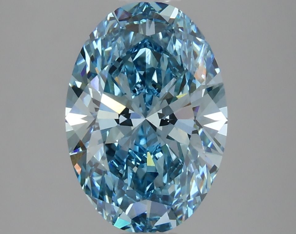 Loose Diamond - OVAL 2.71ct Fancy Vivid Blue VS1 (1 of 1)