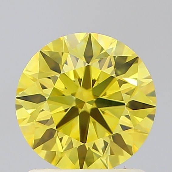 Ideal Loose Diamond - ROUND 1.09ct Fancy Vivid Yellow VVS1 (1 of 1)