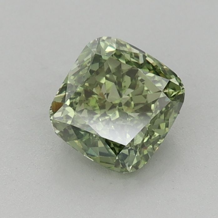 Loose Diamond - CUSHION MODIFIED 0.83ct Fancy Vivid Green VS2: Loose Diamond - CUSHION MODIFIED 0.83ct Fancy Vivid Green VS2 Source: This is a real non-mined Diamond that has been grown in a lab Shape: CUSHION MODIFIED Carats: 0.83 Color: Fancy Vivid Green Certif