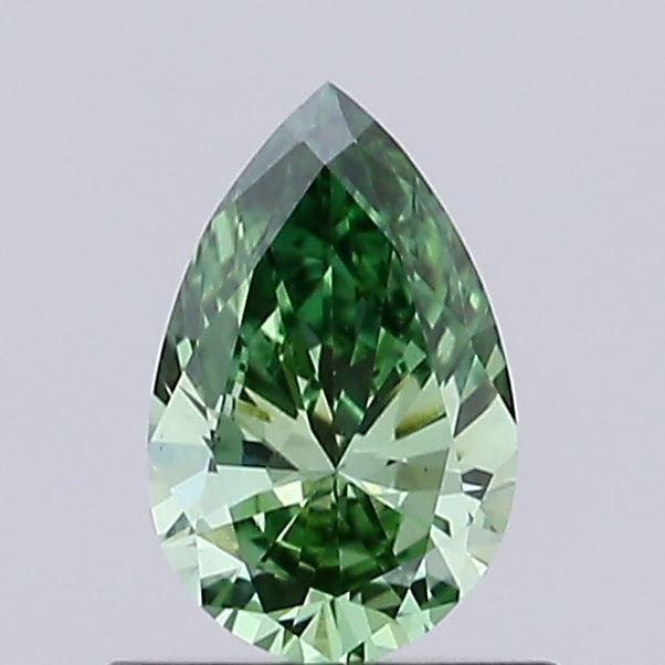 Loose Diamond - PEAR 0.23ct Fancy Vivid Green VVS2: Loose Diamond - PEAR 0.23ct Fancy Vivid Green VVS2 Source: This is a real non-mined Diamond that has been grown in a lab Shape: PEAR Carats: 0.23 Color: Fancy Vivid Green Certification: NONE Video: