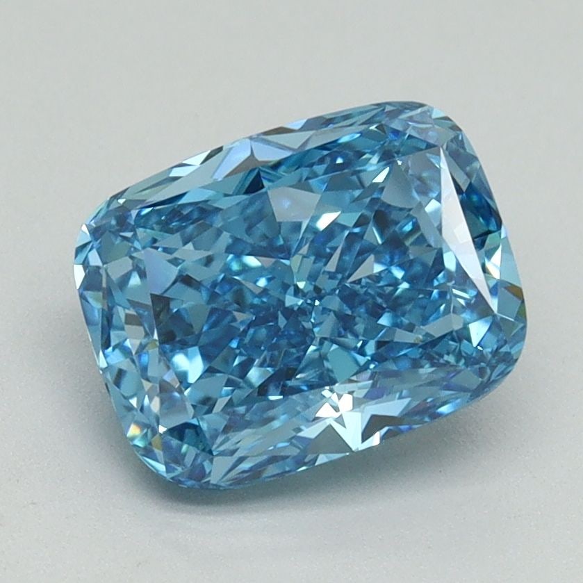 Loose Diamond - CUSHION MODIFIED 2.04ct Fancy Vivid Blue VVS2: Loose Diamond - CUSHION MODIFIED 2.04ct Fancy Vivid Blue VVS2 Source: This is a real non-mined Diamond that has been grown in a lab Shape: CUSHION MODIFIED Carats: 2.04 Color: Fancy Vivid Blue Certifi