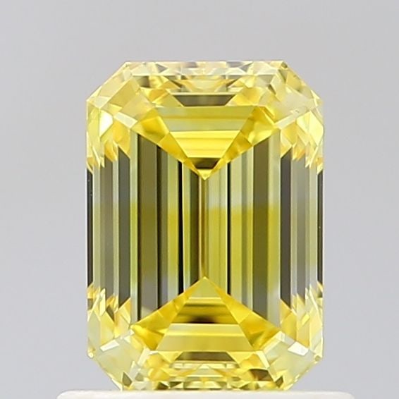 Loose Diamond - EMERALD 1.02ct Fancy Intense Yellow VS1: Loose Diamond - EMERALD 1.02ct Fancy Intense Yellow VS1 Source: This is a real non-mined Diamond that has been grown in a lab Shape: EMERALD Carats: 1.02 Color: Fancy Intense Yellow Certification: IGI