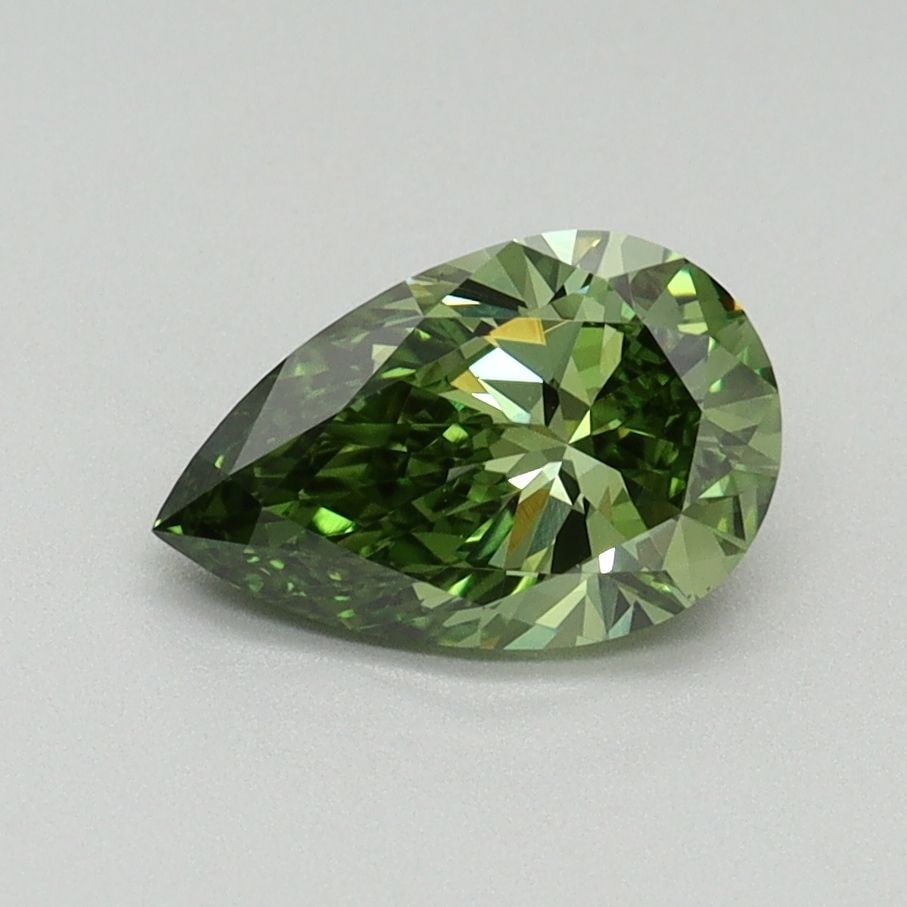 Loose Diamond - PEAR 1.02ct Fancy Vivid Green VS1 (1 of 1)