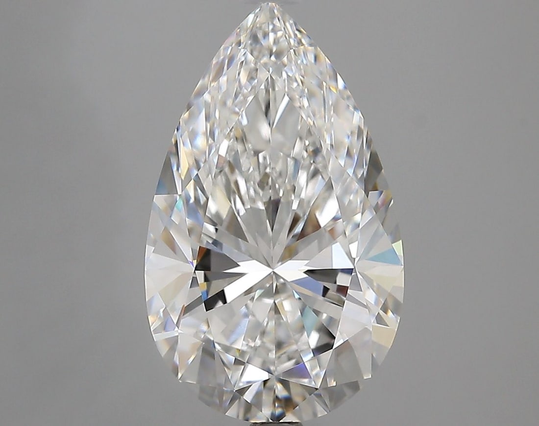 Loose Diamond - PEAR 5.05ct E VVS2: Loose Diamond - PEAR 5.05ct E VVS2 Source: This is a real non-mined Diamond that has been grown in a lab Shape: PEAR Carats: 5.05 Color: E Clarity: VVS2 Certification: IGI Video: