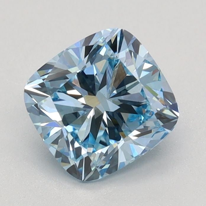 Loose Diamond - CUSHION BRILLIANT 1.01ct Fancy Intense Blue VS1: Loose Diamond - CUSHION BRILLIANT 1.01ct Fancy Intense Blue VS1 Source: This is a real non-mined Diamond that has been grown in a lab Shape: CUSHION BRILLIANT Carats: 1.01 Color: Fancy Intense Blue Ce