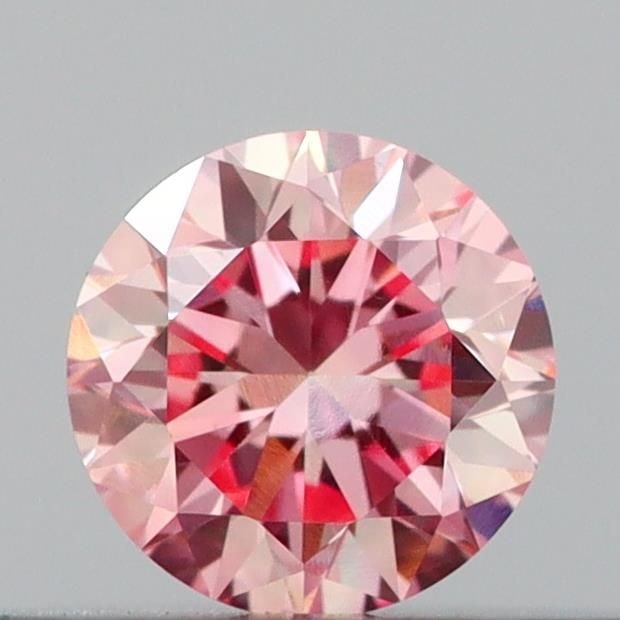 Loose Diamond - ROUND 0.23ct Fancy Intense Pink VVS2 (1 of 1)
