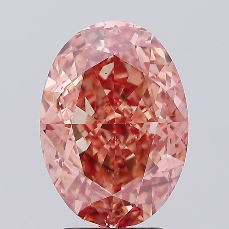 Loose Diamond - OVAL 4.05ct Fancy Vivid Pink VS2: Loose Diamond - OVAL 4.05ct Fancy Vivid Pink VS2 Source: This is a real non-mined Diamond that has been grown in a lab Shape: OVAL Carats: 4.05 Color: Fancy Vivid Pink Certification: IGI Video: