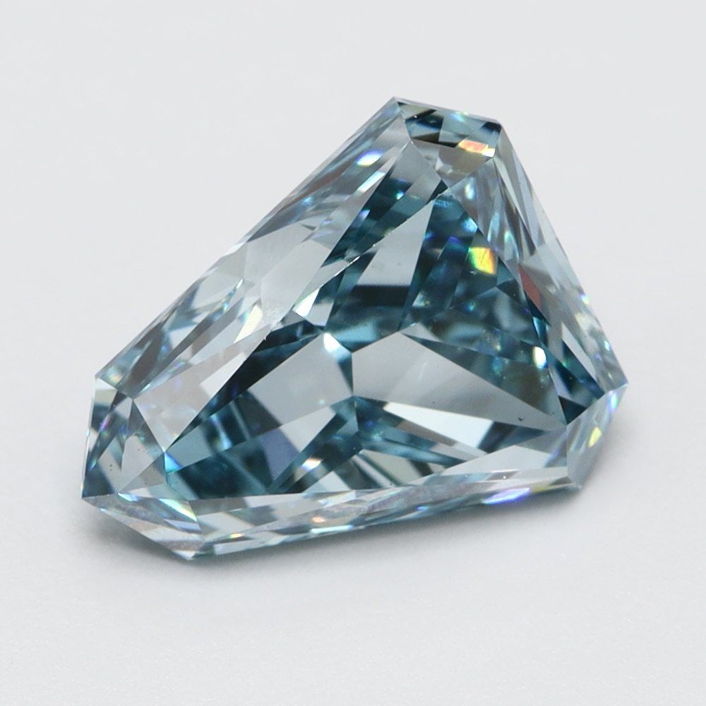 Loose Diamond - OTHER 1.26ct Fancy Vivid Blue VS2: Loose Diamond - OTHER 1.26ct Fancy Vivid Blue VS2 Source: This is a real non-mined Diamond that has been grown in a lab Shape: OTHER Carats: 1.26 Color: Fancy Vivid Blue Certification: NONE Video: