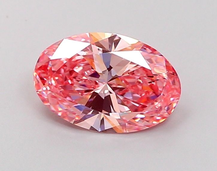 Loose Diamond - OVAL 1.52ct Fancy Vivid Pink VS1: Loose Diamond - OVAL 1.52ct Fancy Vivid Pink VS1 Source: This is a real non-mined Diamond that has been grown in a lab Shape: OVAL Carats: 1.52 Color: Fancy Vivid Pink Certification: IGI Video: