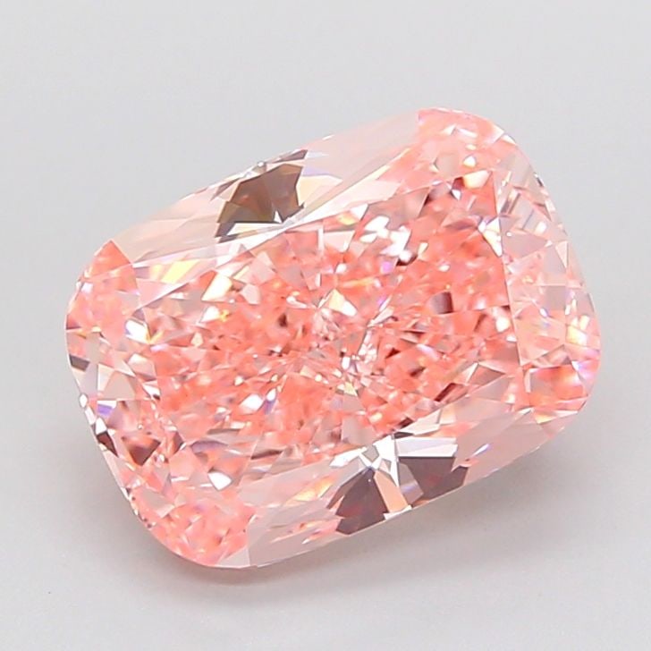 Loose Diamond - CUSHION MODIFIED 4.93ct Fancy Vivid Pink VVS2: Loose Diamond - CUSHION MODIFIED 4.93ct Fancy Vivid Pink VVS2 Source: This is a real non-mined Diamond that has been grown in a lab Shape: CUSHION MODIFIED Carats: 4.93 Color: Fancy Vivid Pink Certifi