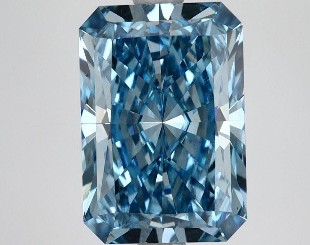 Loose Diamond - RADIANT 3.44ct Fancy Vivid Blue VS1 (1 of 1)