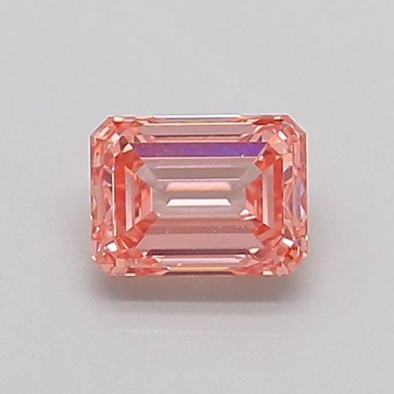 Loose Diamond - EMERALD 0.51ct Fancy Intense Pink VS1: Loose Diamond - EMERALD 0.51ct Fancy Intense Pink VS1 Source: This is a real non-mined Diamond that has been grown in a lab Shape: EMERALD Carats: 0.51 Color: Fancy Intense Pink Certification: IGI Vid