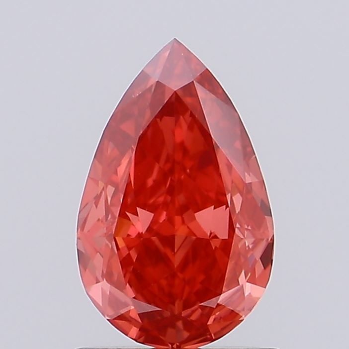 Loose Diamond - PEAR 1.02ct Fancy Vivid Red VS1 (1 of 1)