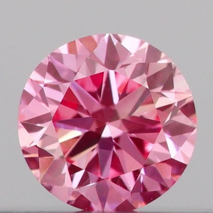 Loose Diamond - ROUND 0.14ct Fancy Vivid Pink VVS2 (1 of 1)