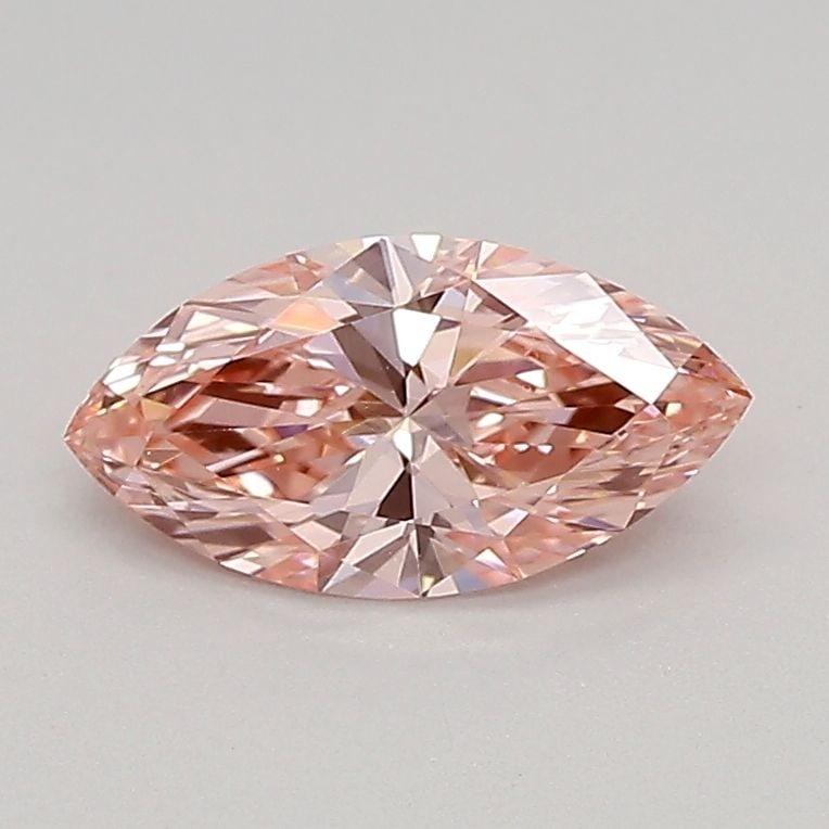 Loose Diamond - MARQUISE 0.68ct Fancy Vivid Pink VVS2: Loose Diamond - MARQUISE 0.68ct Fancy Vivid Pink VVS2 Source: This is a real non-mined Diamond that has been grown in a lab Shape: MARQUISE Carats: 0.68 Color: Fancy Vivid Pink Certification: IGI Vide