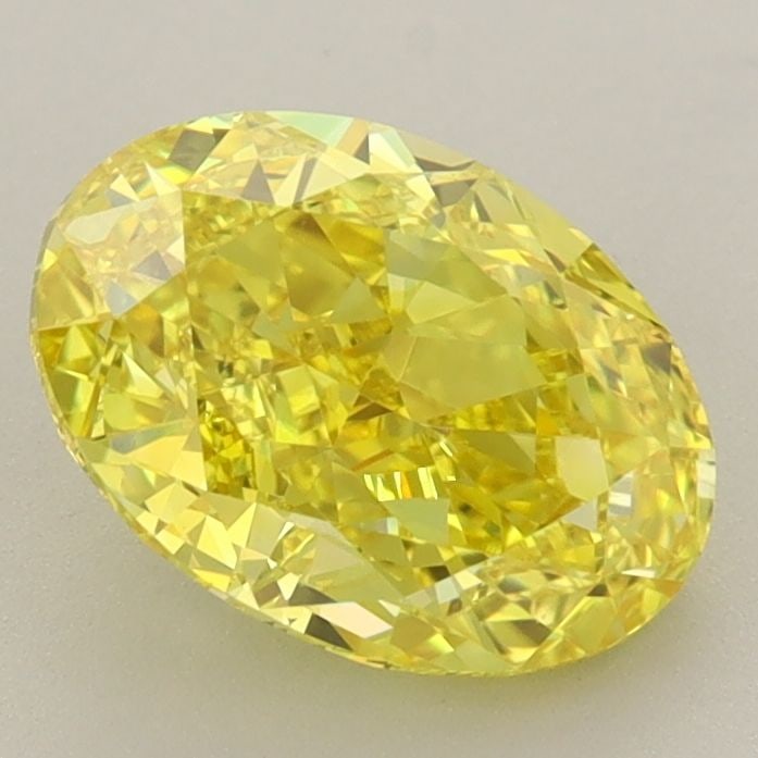 Loose Diamond - OVAL 2.36ct Fancy Vivid Yellow VS1: Loose Diamond - OVAL 2.36ct Fancy Vivid Yellow VS1 Source: This is a real non-mined Diamond that has been grown in a lab Shape: OVAL Carats: 2.36 Color: Fancy Vivid Yellow Certification: IGI Video: